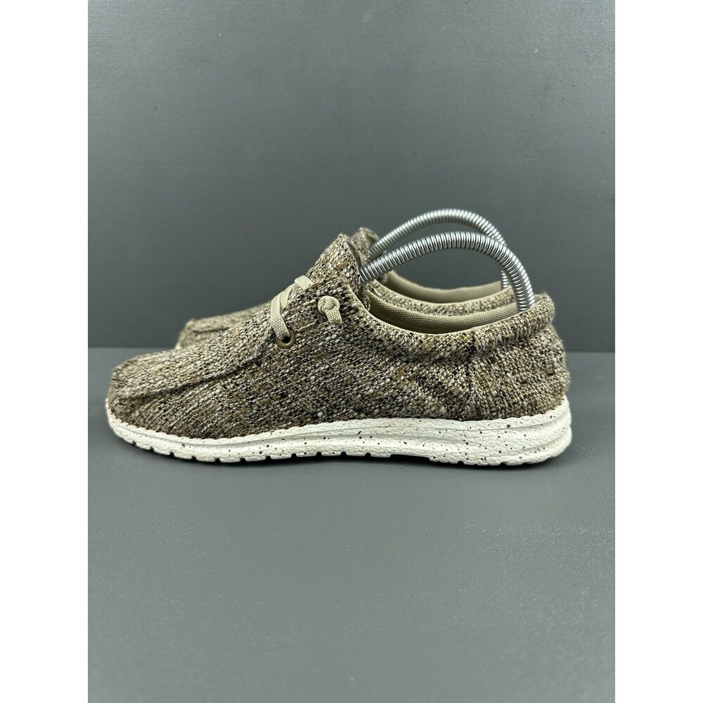 Roper Hang Loose Slip On Shoes Womens Size 7.5 Brown Tweed Comfort Loafer Mocs